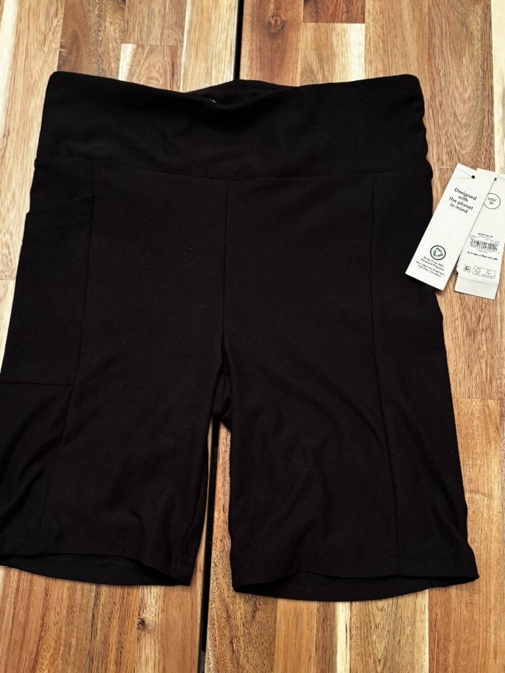 No Boundaries Black Bike Shorts NWT XXS/XS High Rise Stretch Biker Shorts (2021)